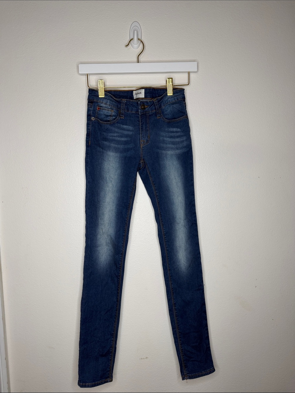 Hudson Classic Dark Blue Girl’s Skinny Jeans
